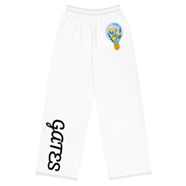 All-over print unisex wide-leg pants