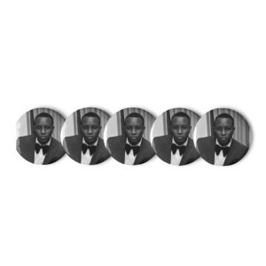 Set of pin buttons